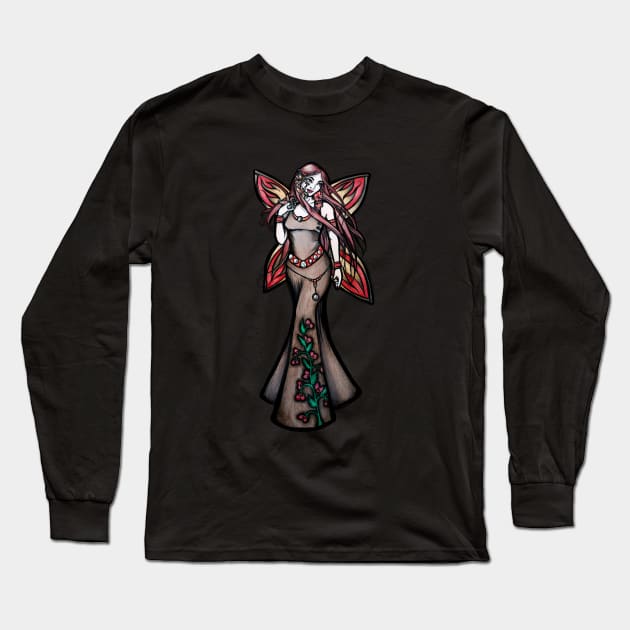 Aries Fairy Long Sleeve T-Shirt by bubbsnugg